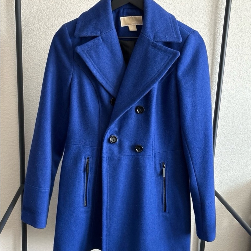 Michael Kors Royal Blue Pea Coat
